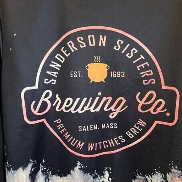 Hocus Pocus Sanderson Sisters Brewing Company Sweatshirt Large - Picture 2 of 4